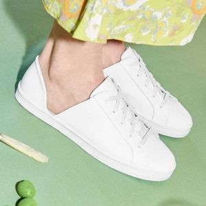 New Freda Salvador Eda Lowtop Leather Sneakers  sz 7 made in Spain Brand New